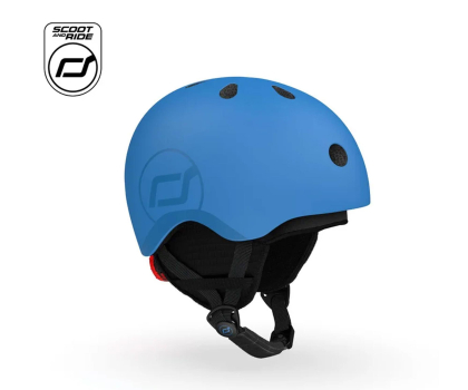 Hulajnoga lub deskorolka Scoot & Ride Kask Ochronny z ocieplaczem S-M dla dzieci 3+ Ocean